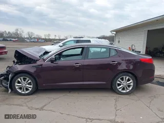 2013 Kia Optima EX with VIN 5XXGN4A79DG240428, listed as a IAAI auction lot 42017665 with 94,765 mi miles. Bid and sale history available at carsss.com. Image 15.