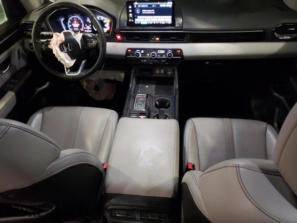 2023 Honda Pilot EX-L with VIN 5FNYG1H40PB056978, listed as a Copart auction lot 44654995 with 26,815 mi miles and Salvage title. Bid and sale history available at DreamBid. Image 8.
