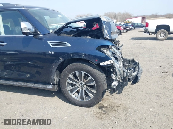 2020 Nissan Armada SL with VIN JN8AY2NDXLX017988, listed as a IAAI auction lot 41803358 with Not Provided miles. Bid and sale history available at carsss.com. Image 6.