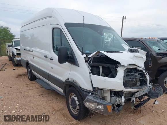 2019 Ford Transit Cargo with VIN 1FTBW3XM8KKA93794, listed as a IAAI auction lot 39696255 with 127,396 mi miles and . Bid and sale history available at DreamBid. Image 1.