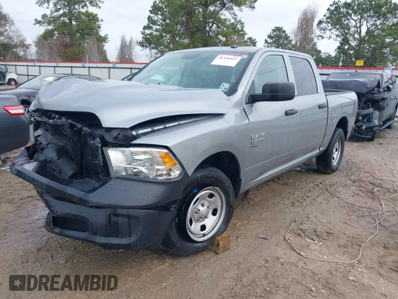 2023 Ram 1500 Classic Tradesman with VIN 3C6RR6KGXPG656150, listed as a IAAI auction lot 41346453 with 57,147 mi miles. Bid and sale history available at carsss.com. Image 18.