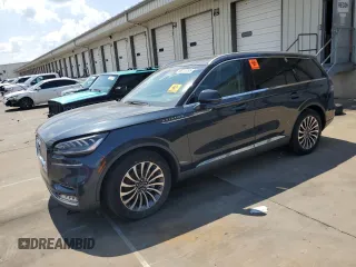 2021 Lincoln Aviator Reserve z VIN 5LM5J7WC1MGL14274, wystawiony jako Copart lot #66223795 z przebiegiem Nie podano mil oraz Szkoda całkowita • Salvage title. Historia ofert i sprzedaży dostępna na DreamBid. Obrazek 1.