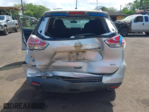 2015 Nissan Rogue SV with VIN 5N1AT2MT1FC857331, listed as a IAAI auction lot 41776854 with 83,142 mi miles and . Bid and sale history available at carsss.com. Image 6.