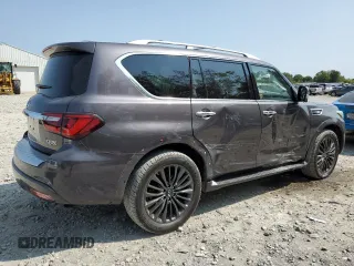 2022 Infiniti QX80 SENSORY with VIN JN8AZ2BE6N9291755, listed as a Copart auction lot 69965224 with 28,402 mi miles and Salvage Title. Bid and sale history available at carsss.com. Image 3.