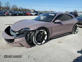 2022 Porsche Taycan 4 with VIN WP0BA2Y11NSA67428, listed as a Copart auction lot 80009803 with 13,028 mi miles and . Bid and sale history available at DreamBid. Image 1.