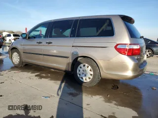 2007 Honda Odyssey LX with VIN 5FNRL38237B081884, listed as a Copart auction lot 88722045 with 181,824 mi miles and Clean Title. Bid and sale history available at carsss.com. Image 2.