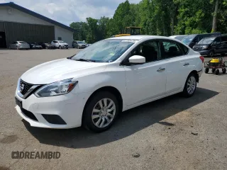 2017 Nissan Sentra SV with VIN 3N1AB7AP6HY363717, listed as a Copart auction lot 61388475 with 76,880 mi miles and Salvage title. Bid and sale history available at DreamBid. Image 1.