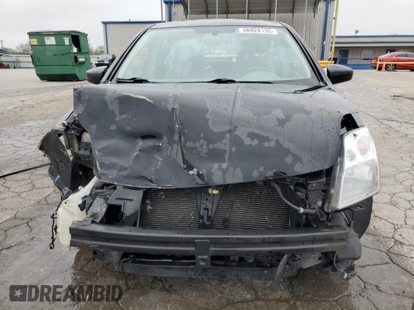 2007 Nissan Sentra 2.0 with VIN 3N1AB61E47L615548, listed as a Copart auction lot 50928135 with 122,186 mi miles and Salvage Title. Bid and sale history available at DreamBid. Image 5.