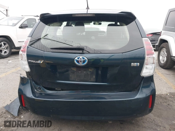 2017 Toyota Prius v Two with VIN JTDZN3EU2HJ061734, listed as a IAAI auction lot 41517072 with 99,294 mi miles. Bid and sale history available at carsss.com. Image 16.