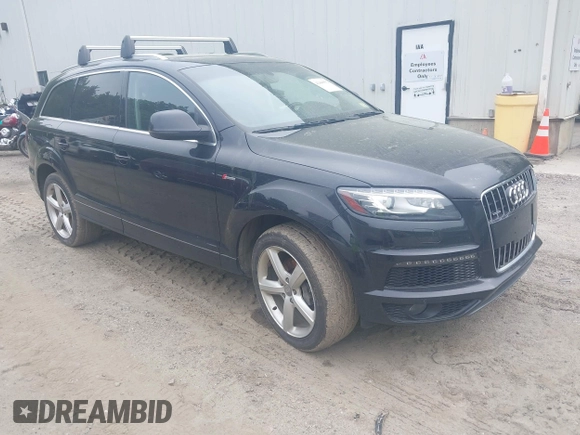 2014 Audi Q7 S line Prestige with VIN WA1DGAFE0ED020720, listed as a IAAI auction lot 42448552 with 171,055 mi miles and . Bid and sale history available at DreamBid. Image 1.