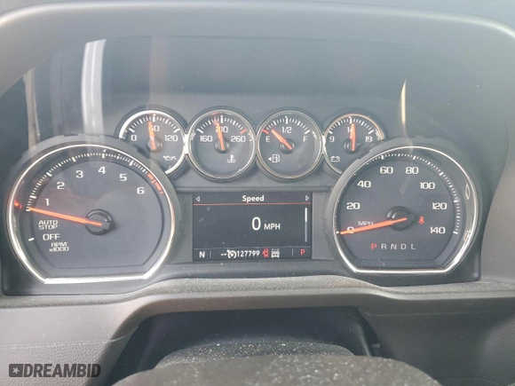 2019 Chevrolet Silverado 1500 LT Trail Boss with VIN 1GCPYFED6KZ293682, listed as a Copart auction lot 59518924 with 127,799 mi miles and Salvage Title. Bid and sale history available at carsss.com. Image 9.