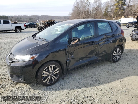 2017 Honda Fit EX-L with VIN 3HGGK5H87HM703475, listed as a Copart auction lot 89144625 with 63,911 mi miles and Salvage Title. Bid and sale history available at DreamBid. Image 1.