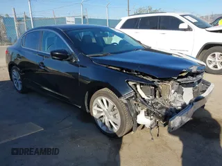 2017 Acura ILX with VIN 19UDE2F36HA005100, listed as a IAAI auction lot 41870802 with 93,398 mi miles. Bid and sale history available at carsss.com. Image 1.