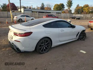2019 BMW 8 Series M850i xDrive with VIN WBABC4C59KBU96564, listed as a Copart auction lot 79454194 with Not Provided miles and Salvage Title. Bid and sale history available at carsss.com. Image 3.