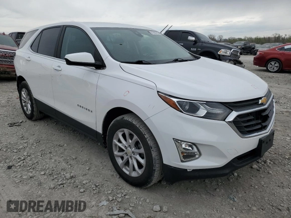 2021 Chevrolet Equinox LT with VIN 3GNAXKEV1ML353301, listed as a Copart auction lot 51380105 with 88,057 mi miles and Salvage Title. Bid and sale history available at DreamBid. Image 4.