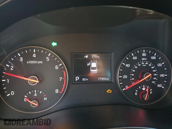 2017 Kia Cadenza Premium with VIN KNALB4J17H5046720, listed as a Copart auction lot 48330645 with 77,930 mi miles and Salvage Title. Bid and sale history available at carsss.com. Image 9.