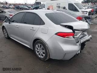 2021 Toyota Corolla LE with VIN 5YFEPMAEXMP173975, listed as a IAAI auction lot 41518350 with 40,373 mi miles. Bid and sale history available at carsss.com. Image 3.