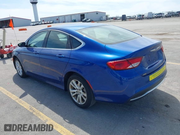 2015 Chrysler 200 Limited with VIN 1C3CCCAB6FN697289, listed as a IAAI auction lot 42245255 with 128,540 mi miles and . Bid and sale history available at DreamBid. Image 3.
