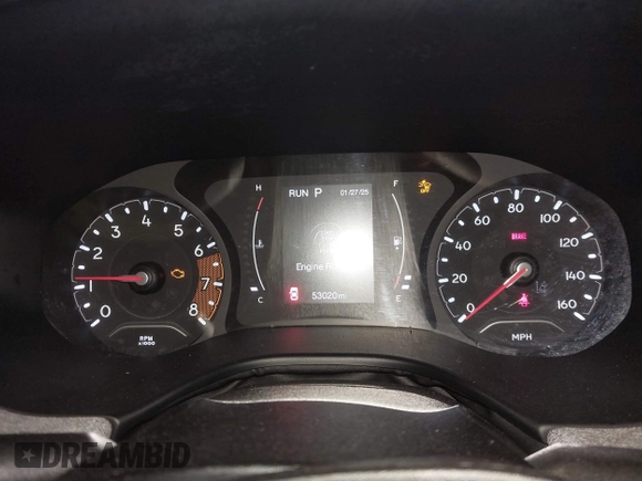 2022 Jeep Compass Latitude with VIN 3C4NJDBB1NT164537, listed as a IAAI auction lot 41424844 with 53,020 mi miles and . Bid and sale history available at DreamBid. Image 7.