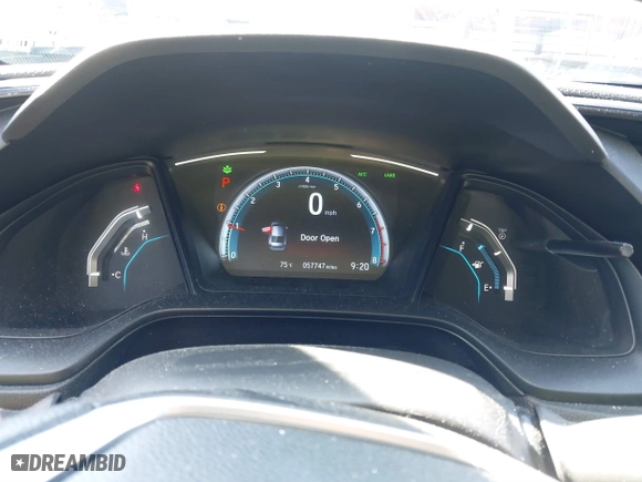 2019 Honda Civic Sedan LX with VIN 2HGFC2F60KH515136, listed as a IAAI auction lot 41794716 with 57,747 mi miles. Bid and sale history available at carsss.com. Image 7.