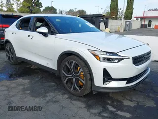 2021 Polestar 2 Launch Edition with VIN LPSED3KA8ML017658, listed as a IAAI auction lot 41538067 with 78,556 mi miles. Bid and sale history available at carsss.com. Image 1.