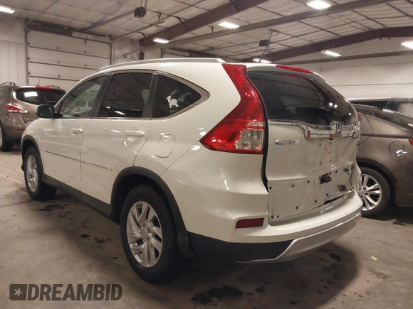 2015 Honda CR-V EX-L with VIN 5J6RM4H75FL030360, listed as a IAAI auction lot 41833439 with 81,576 mi miles. Bid and sale history available at carsss.com. Image 3.