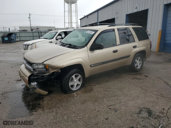 2004 Chevrolet TrailBlazer LT with VIN 1GNDS13S742371222, listed as a Copart auction lot 49703555 with 108,558 mi miles and Salvage Title. Bid and sale history available at carsss.com. Image 1.