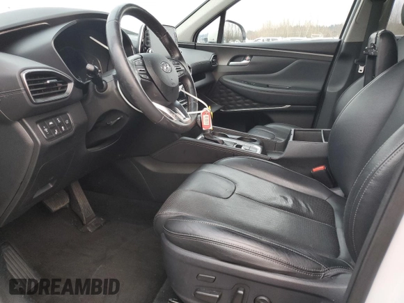 2019 Hyundai Santa Fe Ultimate with VIN 5NMS5CADXKH028355, listed as a Copart auction lot 41640215 with 75,348 mi miles and Salvage Title. Bid and sale history available at carsss.com. Image 7.