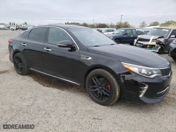 2017 Kia Optima SX Limited with VIN 5XXGV4L24HG136551, listed as a Copart auction lot 49744555 with 185,324 mi miles and Clean Title. Bid and sale history available at carsss.com. Image 4.