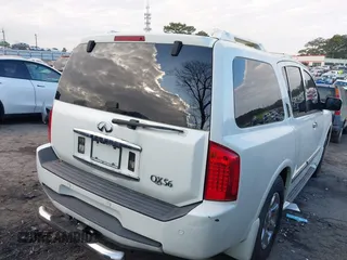 2007 Infiniti QX56 with VIN 5N3AA08C07N802516, listed as a IAAI auction lot 41487865 with 151,437 mi miles. Bid and sale history available at carsss.com. Image 4.