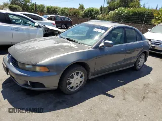 2002 Mitsubishi Galant ES z VIN 4A3AA46G02E097295, wystawiony jako Copart lot #67977274 z przebiegiem 149 375 mil mil oraz Szkody całkowita. Historia ofert i sprzedaży dostępna na DreamBid. Obrazek 1.