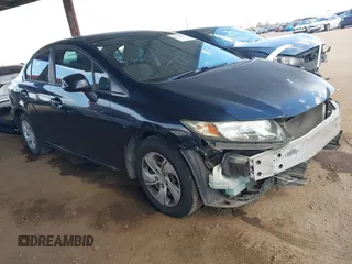 2013 Honda Civic LX z VIN 19XFB2F50DE068685, wystawiony jako IAAI lot #42134943 z przebiegiem 153 610 mil mil oraz . Historia ofert i sprzedaży dostępna na DreamBid. Obrazek 1.
