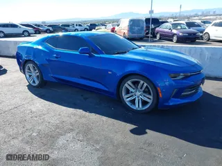 2016 Chevrolet Camaro 2LT with VIN 1G1FD1RSXG0148944, listed as a IAAI auction lot 40783311 with 56,208 mi miles. Bid and sale history available at carsss.com. Image 1.