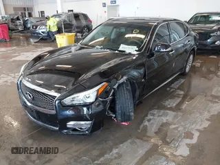 2015 Infiniti Q70 with VIN JN1BY1PR2FM830317, listed as a IAAI auction lot 41619546 with 85,964 mi miles and . Bid and sale history available at DreamBid. Image 2.