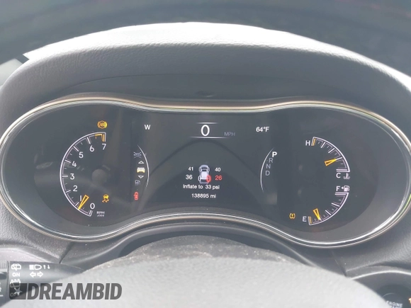 2017 Jeep Grand Cherokee Laredo with VIN 1C4RJFAGXHC912454, listed as a IAAI auction lot 42140735 with 138,895 mi miles and . Bid and sale history available at DreamBid. Image 7.