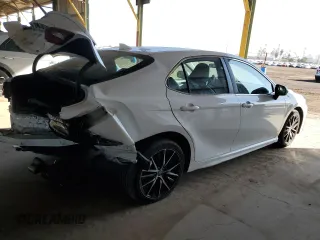 2021 Toyota Camry SE Nightshade with VIN 4T1G11AK7MU590970, listed as a Copart auction lot 46162995 with 120,630 mi miles and Salvage Title. Bid and sale history available at carsss.com. Image 3.