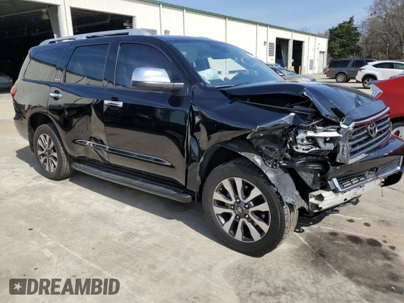 2019 Toyota Sequoia Limited with VIN 5TDJY5G15KS170346, listed as a Copart auction lot 45149904 with 109,842 mi miles. Bid and sale history available at carsss.com. Image 4.