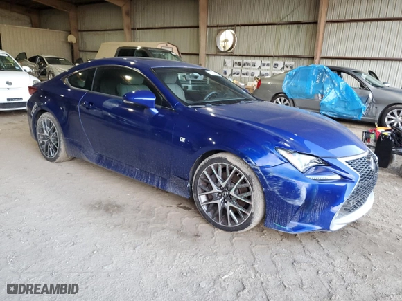 2015 Lexus RC 350 with VIN JTHHE5BC0F5001880, listed as a Copart auction lot 78278324 with 90,325 mi miles and Salvage Title. Bid and sale history available at carsss.com. Image 4.