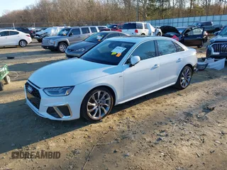 2021 Audi A4 S line Premium Plus with VIN WAUEAAF4XMA038044, listed as a IAAI auction lot 41354276 with 19,726 mi miles and . Bid and sale history available at DreamBid. Image 19.