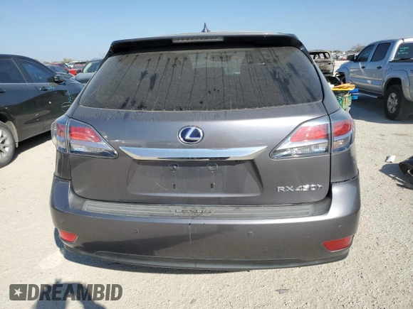2014 Lexus RX 450h with VIN JTJZB1BA6E2413417, listed as a Copart auction lot 76313904 with Not provided miles and Salvage title. Bid and sale history available at DreamBid. Image 6.