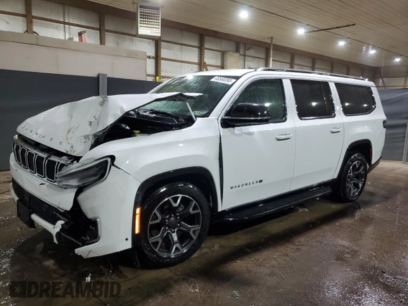 2024 Jeep Wagoneer Series III with VIN 1C4SJSDP7RS171368, listed as a Copart auction lot 46568395 with 24,746 mi miles and Clean title. Bid and sale history available at DreamBid. Image 1.