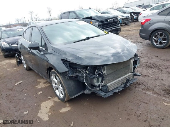 2019 Chevrolet Cruze Premier with VIN 1G1BF5SM9K7101240, listed as a IAAI auction lot 41673049 with 119,025 mi miles. Bid and sale history available at carsss.com. Image 1.