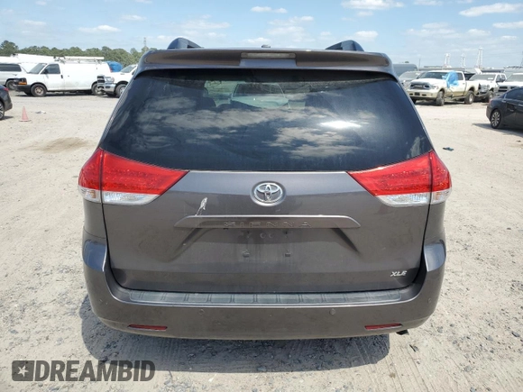 2012 Toyota Sienna XLE AAS with VIN 5TDYK3DCXCS199580, listed as a Copart auction lot 52455405 with 113,259 mi miles and Salvage Title. Bid and sale history available at DreamBid. Image 6.