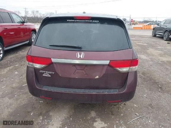 2015 Honda Odyssey EX-L with VIN 5FNRL5H68FB030104, listed as a IAAI auction lot 41684307 with 182,185 mi miles. Bid and sale history available at carsss.com. Image 16.