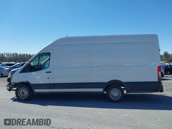 2023 Ford Transit Cargo with VIN 1FTBR3U8XPKA40245, listed as a IAAI auction lot 41878925 with 80,306 mi miles and . Bid and sale history available at DreamBid. Image 14.