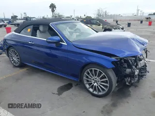 2018 Mercedes-Benz C 300 with VIN WDDWK4JB9JF643978, listed as a IAAI auction lot 41896576 with 59,443 mi miles and . Bid and sale history available at DreamBid. Image 1.