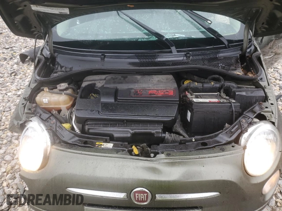 2012 FIAT 500 Pop with VIN 3C3CFFDR1CT343449, listed as a Copart auction lot 50960485 with 113,716 mi miles and Clean Title. Bid and sale history available at carsss.com. Image 12.