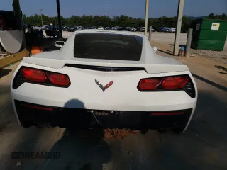 2017 Chevrolet Corvette 1LT with VIN 1G1YA2D72H5124281, listed as a Copart auction lot 68432084 with 0 mi miles and Salvage Title. Bid and sale history available at carsss.com. Image 6.