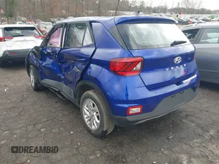 2021 Hyundai Venue SE with VIN KMHRB8A35MU114482, listed as a IAAI auction lot 41499660 with 77,166 mi miles and . Bid and sale history available at DreamBid. Image 3.