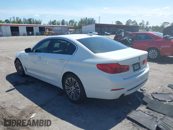 2019 BMW 5 Series 530i with VIN WBAJA5C5XKWW33575, listed as a IAAI auction lot 42217081 with 55,379 mi miles and . Bid and sale history available at DreamBid. Image 3.